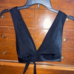 M Black Bikini Swim Top